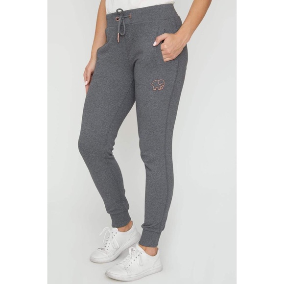 Nwt Ivory Ella Elephant Gray Joggers 
